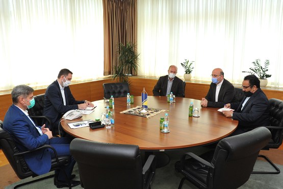 Zamjenik predsjedavajućeg Predstavničkog doma dr. Denis Zvizdić primio u oproštajnu posjetu ambasadora Islamske Republike Iran u BiH